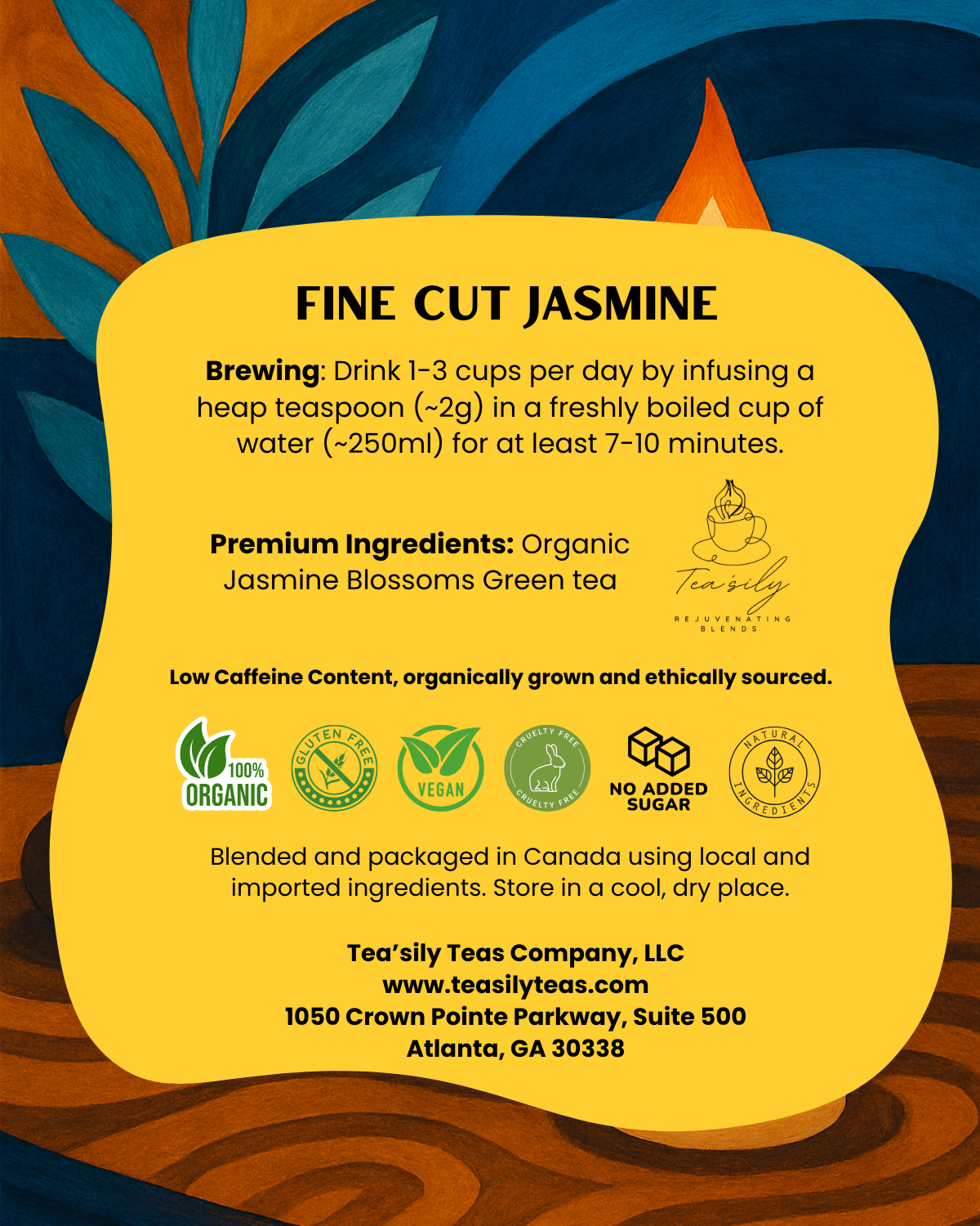 Fine Cut Jasmine for Immune Boosting & Heart Health