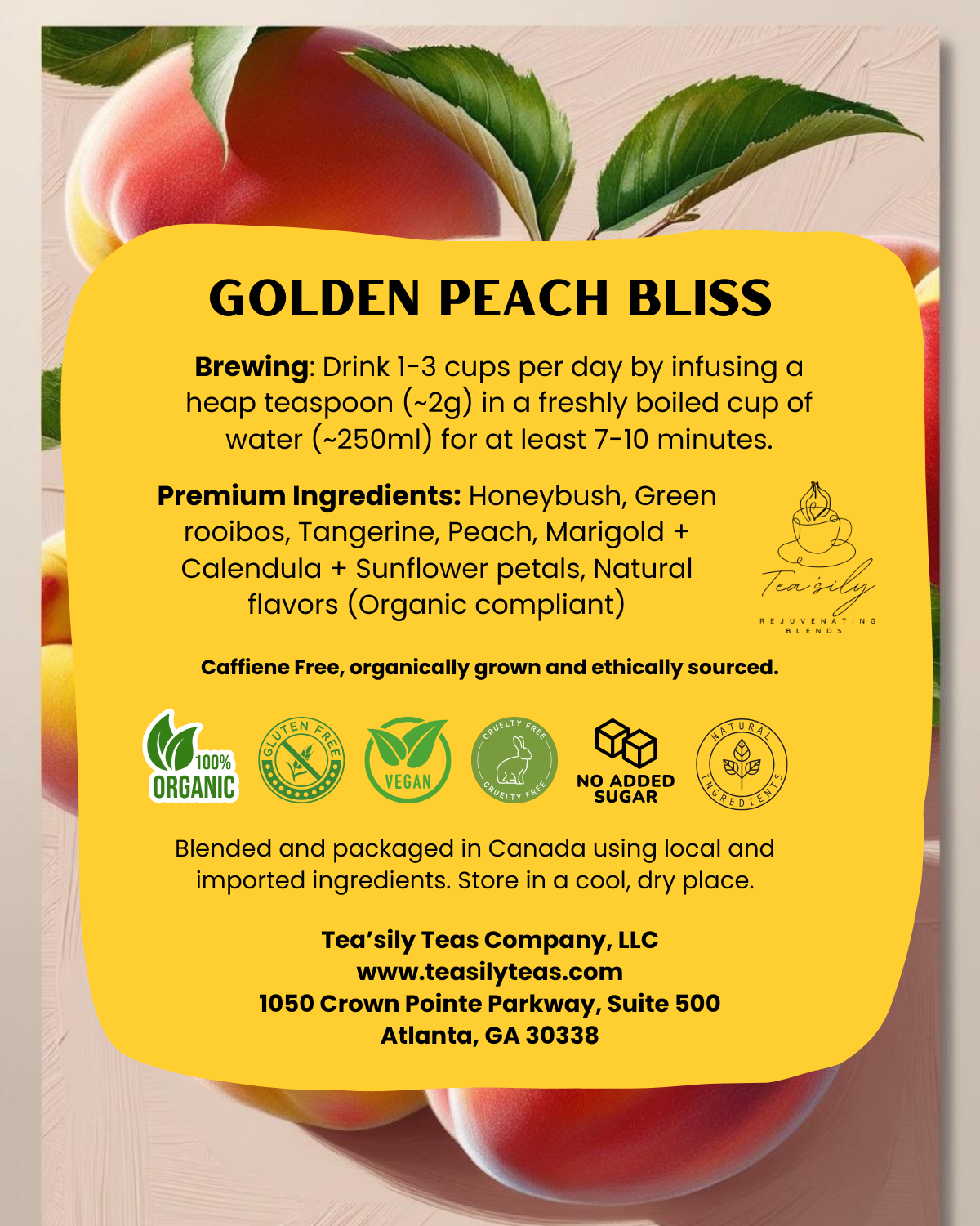 Golden Peach Bliss