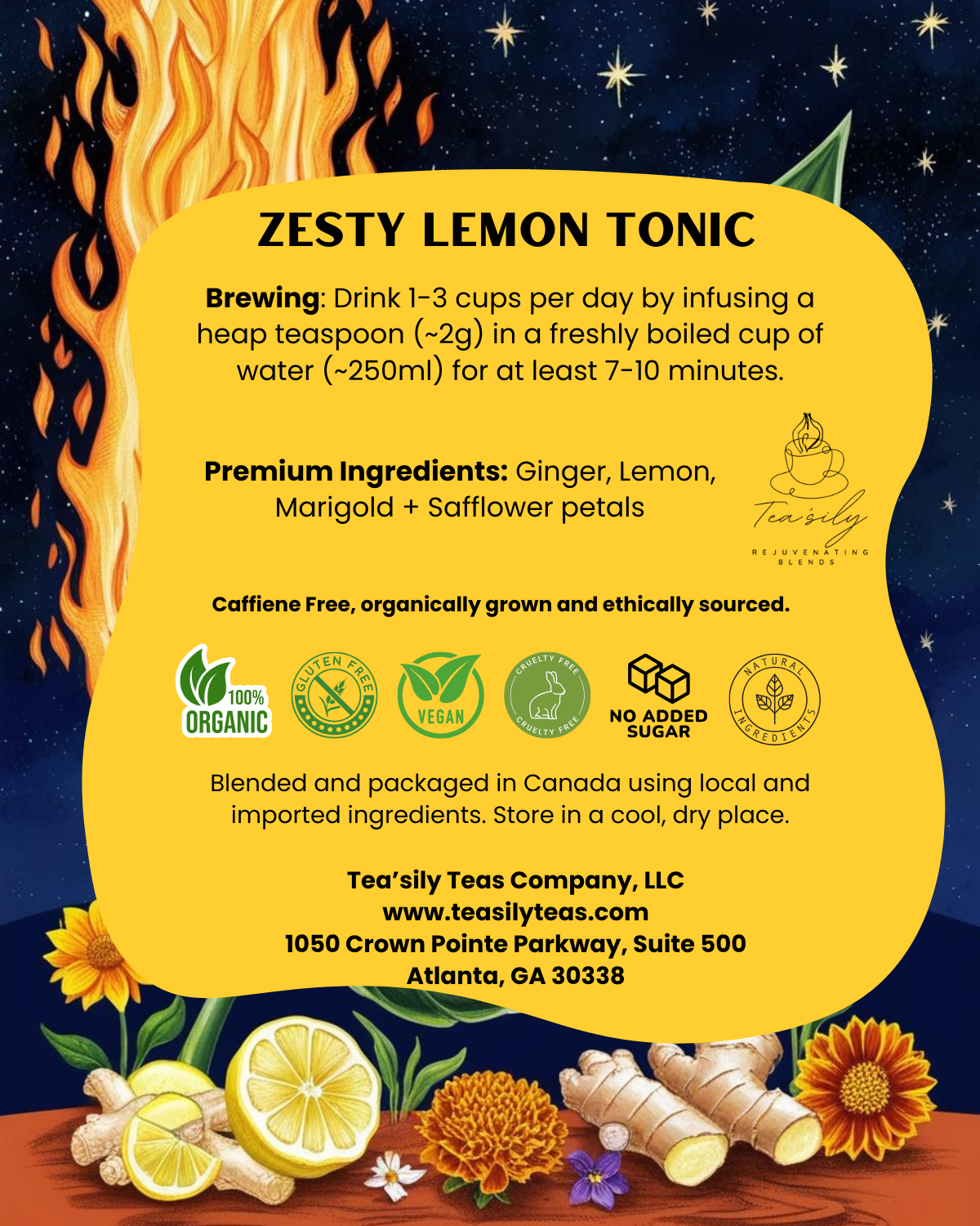 Zesty Lemon Tonic