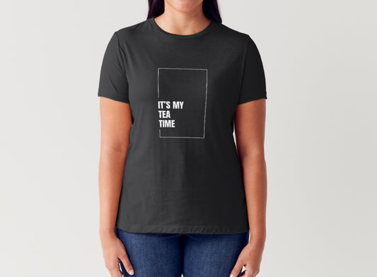 It's My Tea Time T-Shirt (Black)